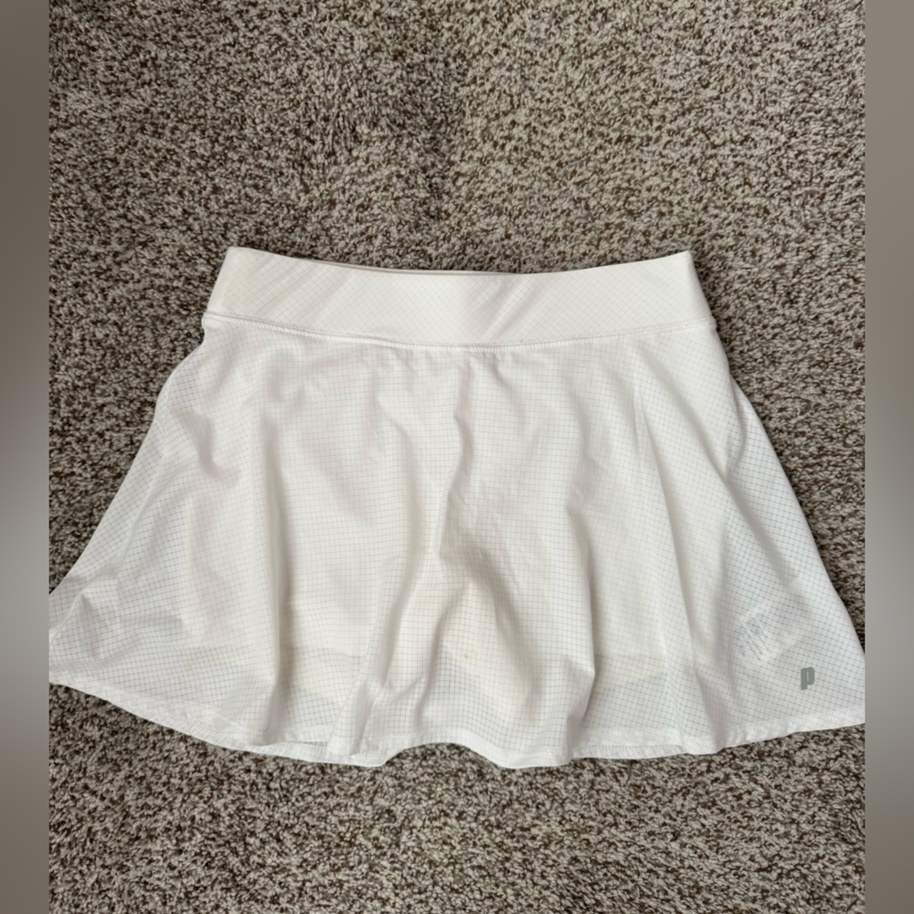 Prince White Tennis Skirt